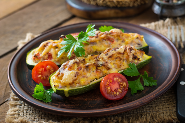 Stuffed Zucchini Boats